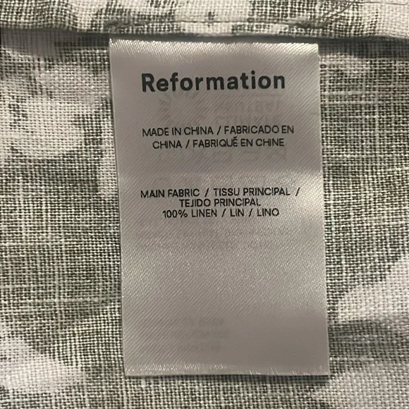 Reformation Linen Frankie Midi Dress - Picture 12 of 13